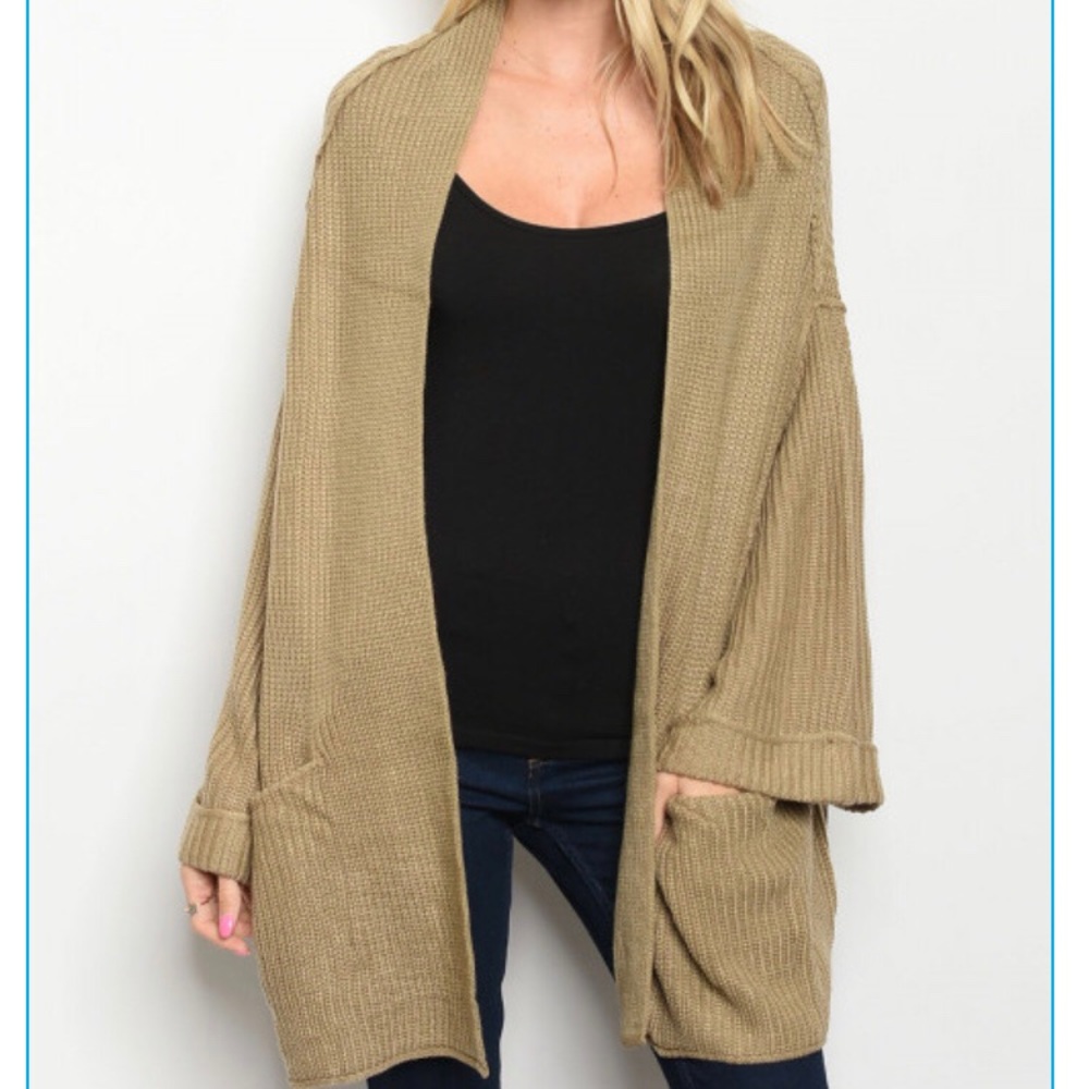 Mauve Sweater with Pockets